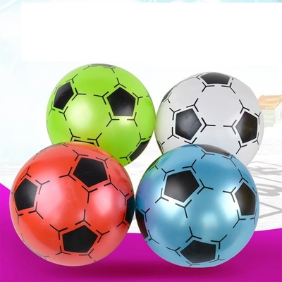 カスタマイズされた子供の膨脹可能なポリ塩化ビニールのサッカー ボールのおもちゃのフットボールの形の跳ねるギフト