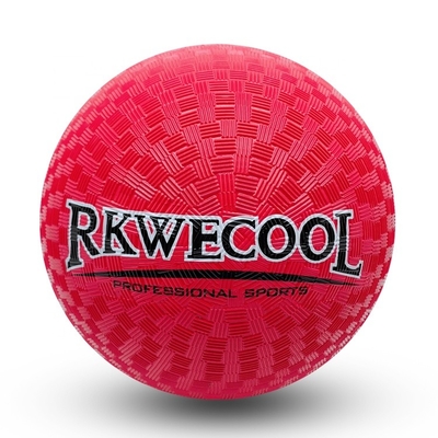 無害な軽量の赤いゴム製球のDodgeballの滑り止めの弾力がある大きさ