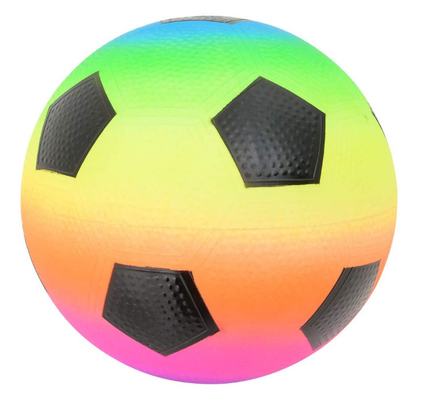 虹によって着色されるポリ塩化ビニールの膨脹可能な虹の球の無臭のサッカー