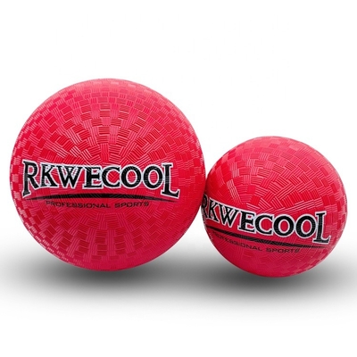 無害な軽量の赤いゴム製球のDodgeballの滑り止めの弾力がある大きさ